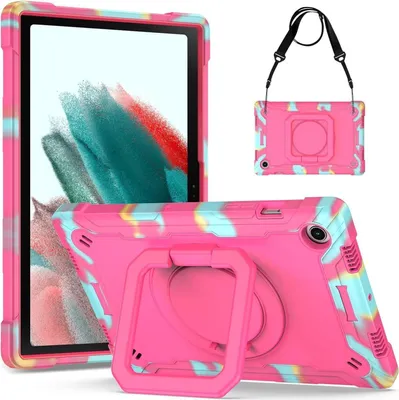 Image de KATUMO Samsung Galaxy Tab A8 10.5'' 2021/2022 Housse de protection robuste antichoc Camo Rouge