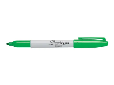 Produktbild von Sharpie Fine Point, Grün, Feine Spitze, Mehrfarbig, Fein, AP, Multi, Papier, Kunststoff