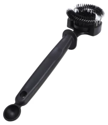 Image de Brosse de nettoyage pour groupe de machine à café, rotative à 360 degrés, en nylon, pour nettoyer les groupes de machines à café de 58 mm