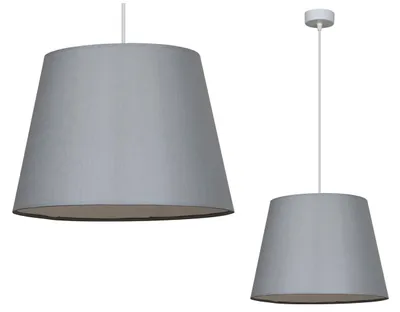 Produktbild von Pendelleuchte Stoff Lampenschirm E27 – Moderne Hängelampe Deckenleuchte LED Design