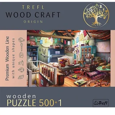 Immagine prodotto di TREFL Wood Craft Origin Puzzle Tesori in soffitta 501 pezzi