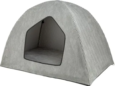 Produktbild von TRIXIE Orthopädische Hundehöhle Jonna - hellgrau - 100 × 70 × 70 cm
