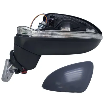 Obrázok produktu pre BILMAX Ľavé vonkajšie spätné zrkadlo náhradné pre Volkswagen Touran 5T, 5T1 2015-2022 Elektricky nastaviteľné, Vyhrievané, Elektricky sklopné, Kontrolka, 9 káblov