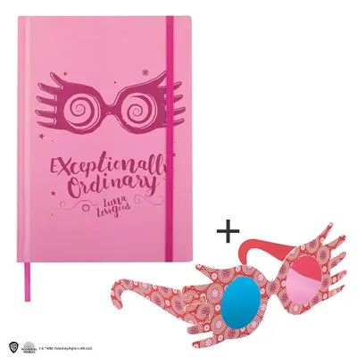 Produktbild von Luna Lovegood Notizbuch und Lesezeichen – Harry Potter