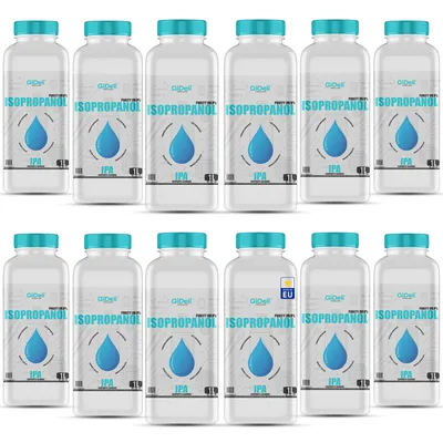 Obrázek produktu pro Isopropanol 12 l 99,9 % IPA Čisticí alkohol Odmašťovač pro elektroniku GiDeli