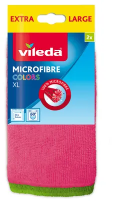 Immagine prodotto di Panno in microfibra Vileda Colors XL, confezione da 2 pezzi