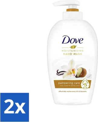 Produktbild von Dove Handseife - Verwöhnende Pflege - Wohltuend - 250 ml - Vorteilspack - 2 Stücke