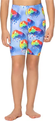 Produktbild von Merry Style Mädchen Kurze Leggings MS10-406(Blau/Wolken,110)