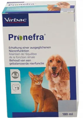 Produktbild von VIRBAC Pronefra Kidney support - nahrungsergänzungsmittel für hunde und katzen - 180ml