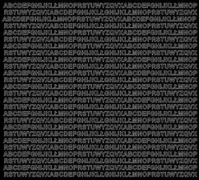 Immagine prodotto di Lettere adesive, 5 mm, nero lucido