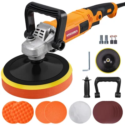 Produktbild von HYCHIKA Poliermaschine Auto 1580W, Auto Politur Set, Autopoliermaschine, Polishi