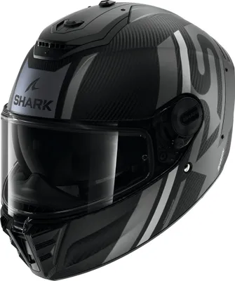 Produktbild von Shark Spartan RS Shawn Carbon Helm, schwarz matt/grau, S (55/56)