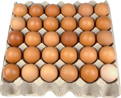 Produktbild von Frische Eier Freilandeier direkt vom Bauernhof Größe M natürlich gefüttert 30 Stück