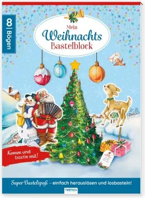 Produktbild von TRÖTSCH - Bastelblock Weihnachts-Bastelspaß | Ab 4 Jahren