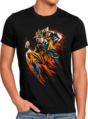 Produktbild von style3 Super Sayajin Attack Herren T-Shirt dragon master roshi z gt