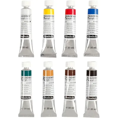 Produktbild von Schmincke AKADEMIE® Acrylfarbe, 8x20ml