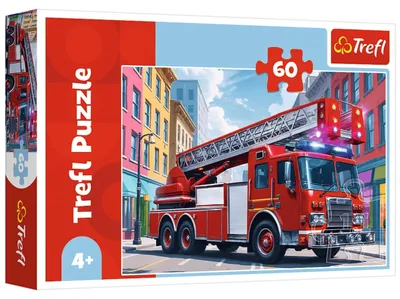 Produktbild von Trefl 17405, 60 Stück(e), Fahrzeuge, 4 Jahr(e)