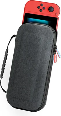 Zdjęcie produktu dla Muvit, Twardy futerał transportowy Nintendo Switch z przegródkami, czarny