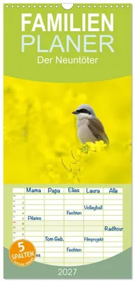 Produktbild von Familienplaner 2027 - Der Neuntöter mit 5 Spalten (Wandkalender, 21 x 45 cm) CALVENDO
