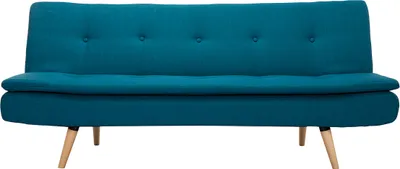 Produktbild von Miliboo - Schlafsofa 3-Sitzer blaugrün SENSO