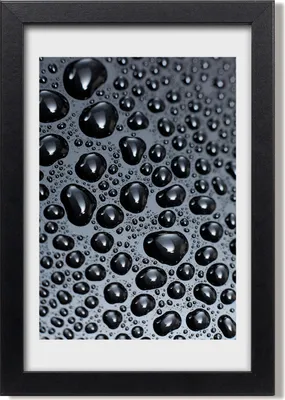 Produktbild von Bild 20x30 MDF-Rahmen, Wandkunst Wassertropfen