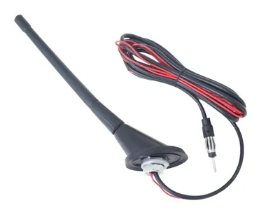 Image de Antenne radio avec amplificateur, mât 24 cm