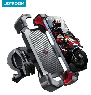 Produktbild von Joyroom Fahrrad Handyhalter 360° Universal 4,7–7 Zoll Smartphone Halterung stoßfest GPS Lenker Halter