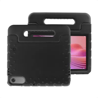Image de imoshion Coque arrière résistante aux enfants avec poignée pour Lenovo Tab (2025) - Noir
