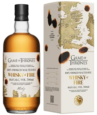 Produktbild von Kyrö Whisky of Fire - Game of Thrones - Smoked Malted Rye Whisky