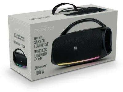 Produktbild von Bigben PARTY Mainstream 4 sw BT-Speaker 100W,BT5.3,TWS Dual,USB/AUX/MicroSD,Mic.
