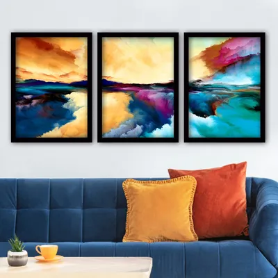Produktbild von Wallity, 3SC33- LUL1377, Bunt, Leinwandbilder, 35 x 45 cm, 100% MDF (Dicke: 2 cm)