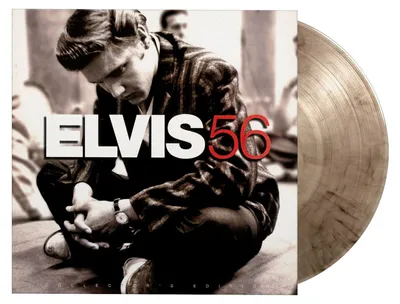 Produktbild von Elvis Presley: Elvis 56 (180g) (Limited Numbered Edition) (Crystal Clear & Black Marbled Vinyl)