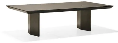 Produktbild von Eleganter brauner Couchtisch aus Holz im klassischen Stil