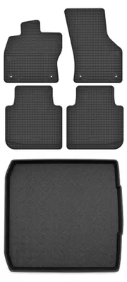 Obrázok produktu pre Gumové autokoberce SolidTread + vaňa kufra pre: Skoda Superb III 2015-2020 kombi 5 ks