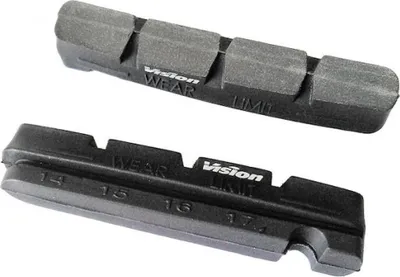 Produktbild von Vision Bremsbeläge Road für Carbonfelgen Standard Schwarz - optimierte Bremsl...