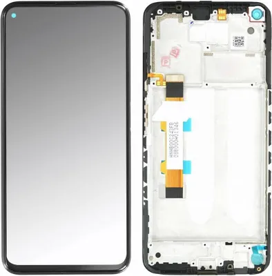 Produktbild von Original IPS LCD Display Touchscreen Bildschirm Rahmen Schwarz für Xiaomi Redmi Note 9T 5G & Werkzeug