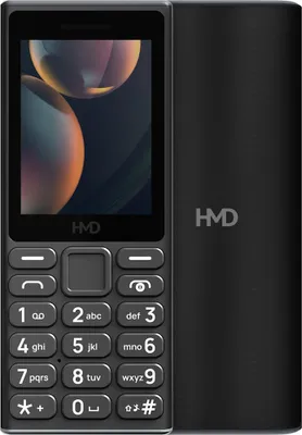 Produktbild von HMD 105 4G, Balken, Single SIM, 6,1 cm (2.4"), Bluetooth, 1450 mAh, Schwarz