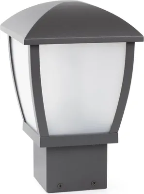 Produktbild von Faro 74997, Außensockel-/Pfostenbeleuchtung, Dunkles Grau, Aluminium, IP44, I, E27
