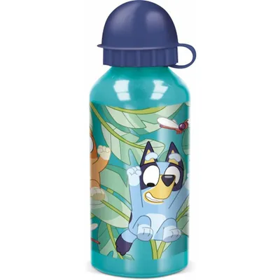 Produktbild von Bluey Aluminium Trinkflasche 400ml Auslaufsicher & Praktisch