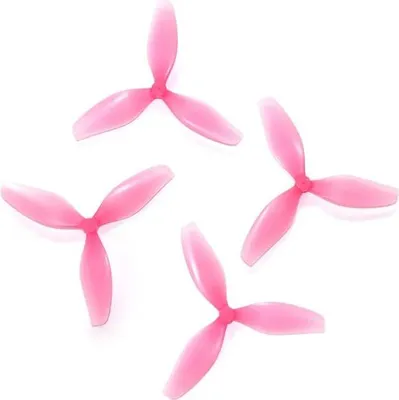 Produktbild von HQProp 2-4X1X3PI-1MM-PC 2,4 Zoll 3-Blatt Propeller Pink (2CW+2CCW)