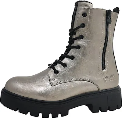 Produktbild von Tom Tailor Damenschuhe Schnürstiefel Silber Freizeit, Schuhgröße:40 EU