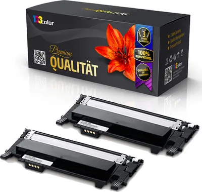 Produktbild von 2x Kompatible Tonerkartuschen für Samsung Xpress C430 Xpress C430 Series Xpress C430 W Xpress C480 CLTK406SELS CLT-K406SELS Black Schwarz - Office Quantum Serie