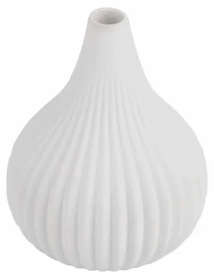 Imagen del producto de Vaso de cerámica moderno y sencillo, ideal para decorar el hogar, habitaciones, mesas o escritorios. (Pequeño, blanco)