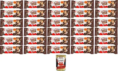 Produktbild von Kinder Bueno Dark – 30er Box (2 x 43g Riegel pro Packung) | Zartbitterschokolade mit Haselnussfüllung | Vorratspackung – Ideal für Büro, Schule & Zuhause+ Italian Gourmet Tomatenpolpa 400g