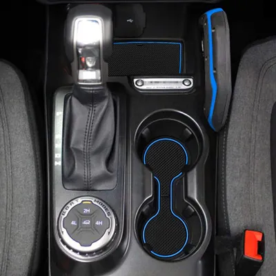 Productafbeelding van auovo antistof-bekerhouderinzetstuk, compatibel met Ford Bronco accessoires, modeljaren 2021 en 2022