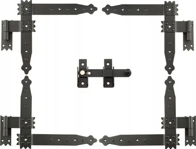 Produktbild von Scharnier Winkelscharnier FEINZ 25x23 cm - Mit Blockade - Hochwertige Fensterbeschläge - Langlebig und Sicher