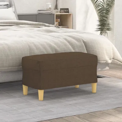 Produktbild von "2026 Promotion" Sitzbank für Garten, Holzbank Braun 70x35x41 cm Stoff - Gartenbänke CC21120
