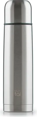 Immagine prodotto di Fiaschetta thermos Blumtal® da 500 ml argento - Fiaschetta sottovuoto in acciaio inox senza BPA, a prova di perdite, per caldo e freddo