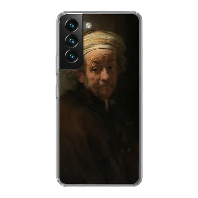 Produktbild von MuchoWow® Handyhülle Schutzhülle Hülle für Samsung Galaxy S22 Selbstbildnis als Apostel Paulus - Gemälde von Rembrandt van Rijn Silikon Softcase Handy Hülle - Mobiltelefonhülle