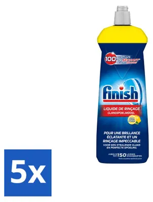 Produktbild von 5 x Finish Glansspoelmiddel Citroen - 800 ml - Vorteilspackung - 5 Stücke